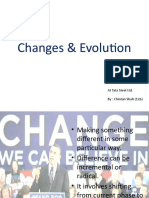 Changes & Evolution