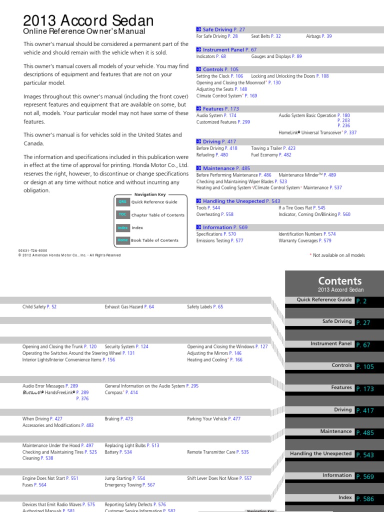 2021 HONDA ACCORD SERVICE MANUAL PDF FREE DOWNLOAD visual data 2