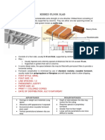 Ribbed Floor Slab