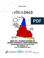 I Colóquio Estudos Históricos América Latina UNISINOS 2015