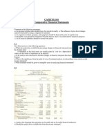 Capitulo 8 Comparative Financial Statements