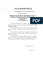 Tugas Komunitas Psikologi