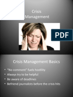 Crisis Management - Odwalla
