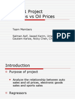 STAT 331 Project Auto Sales Vs Oil Prices