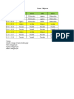 School Class Schedule