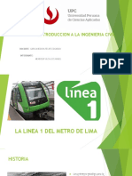 Introduccion A La Ingenieria Civil - Linea 1 Del Metro de Lima