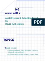 Audit Process & Detecting Fraud Chapter
