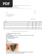 Roteiro de aula prática -Osmose no pimentão