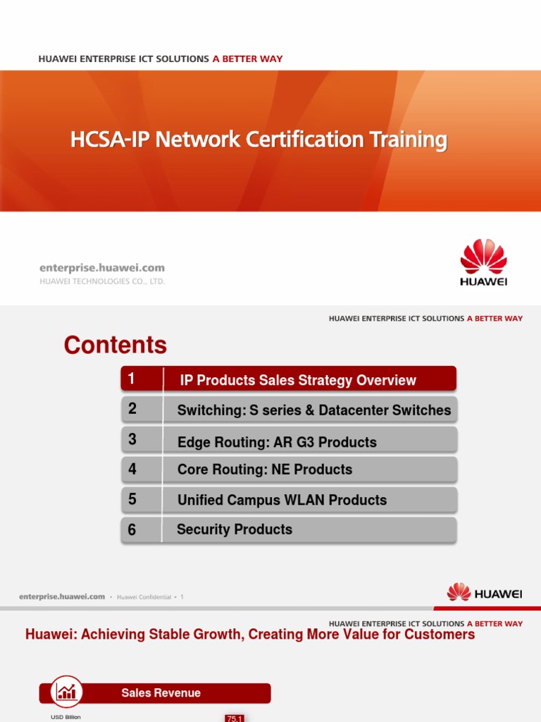 HCSAIP Network Certification Training V1.1 PDF Network Switch