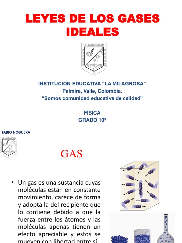 Leyes de Los Gases Ideales | PDF | Gases | Mole (Unidad)