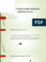 Alat Ukur Suhu Dengan Sensor LM 34