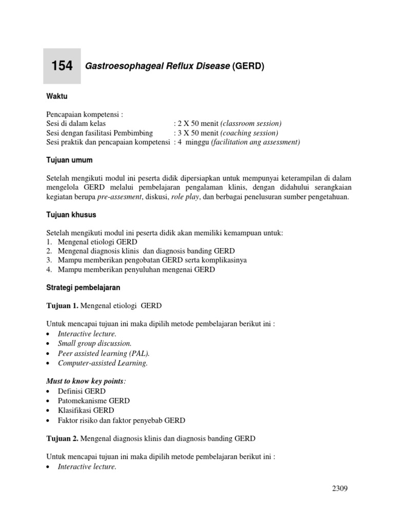 Gastroesophageal Reflux Disease | PDF