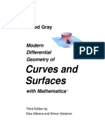 Modern Differential Geometry of Curves and Surfaces With Mathematica