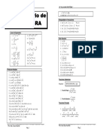 Formulario Algebra - Aritmetica
