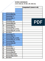 Interval Checklist