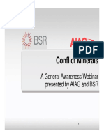 Conflict Minerals: A General Awareness Webinar Presented by AIAG and BSR