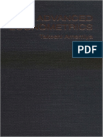 Advanced Econometrics - 1985 - 1era Edición - Amemiya