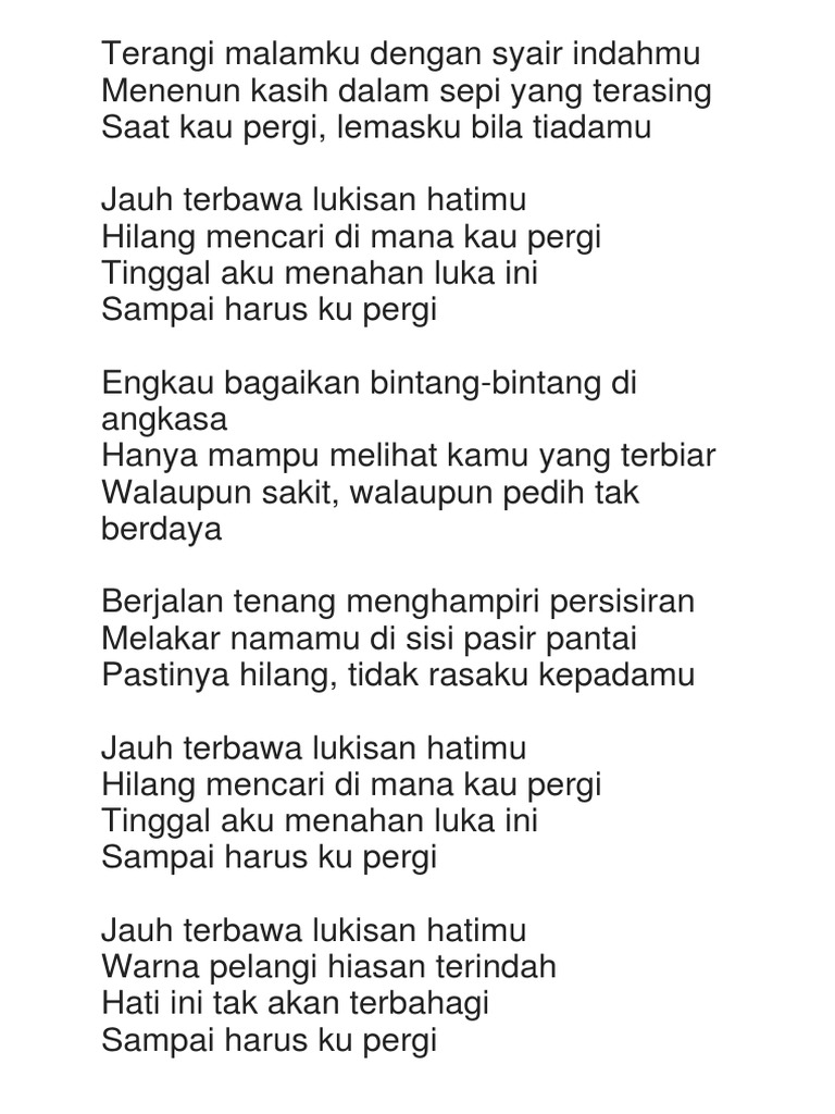 Lirik Lagu Majlis Persaraan