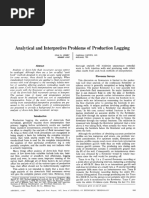 Analytical and Interpretive Problems of Production Logging: Jones