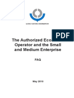 AEO and Small Adn Medium Enterprise