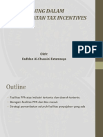 Tax Planning Dalam Pemanfaatan Tax Incentives