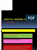 Hospital Acquired Pneumonia: Allen Widysanto