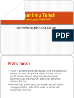 Kuliah 02 Morfologi Tanah