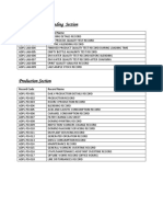 Laboratory and Blending Section: Record Code Record Name