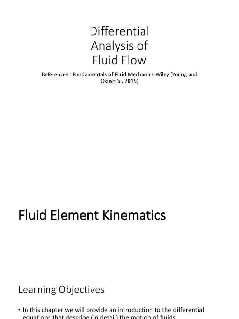 Introductory Lectures On Fluid Dynamics PDF Fluid Dynamics Viscosity