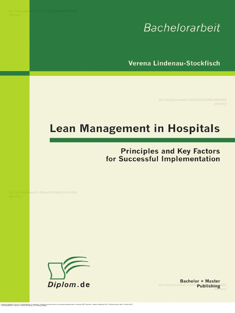 Lean Management in Hospitals Principles and Key Factors For Successful ...