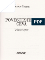 Povesteste-mi Ceva - Sharon Creech