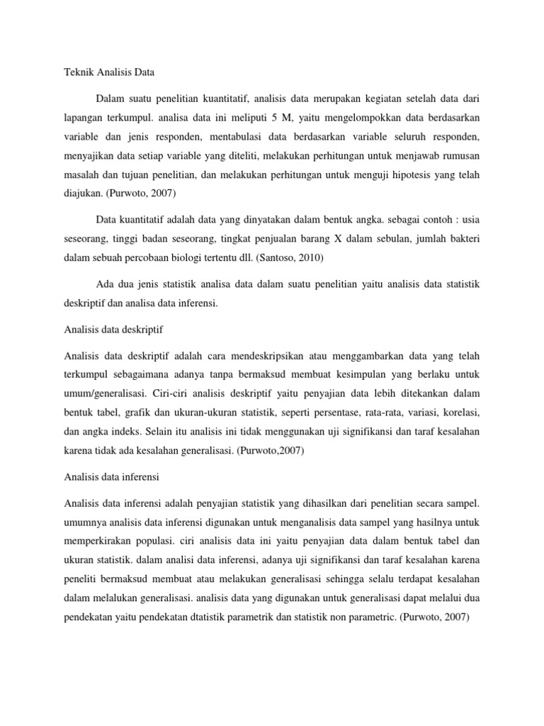 Teknik Analisis Data Prikitiw Pdf