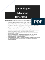 Law of Higher Education Modified