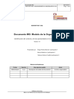 Modelo de La Organizacion