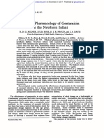 Clinical Pharmacology in The Newborn: of Gentamicin Infant