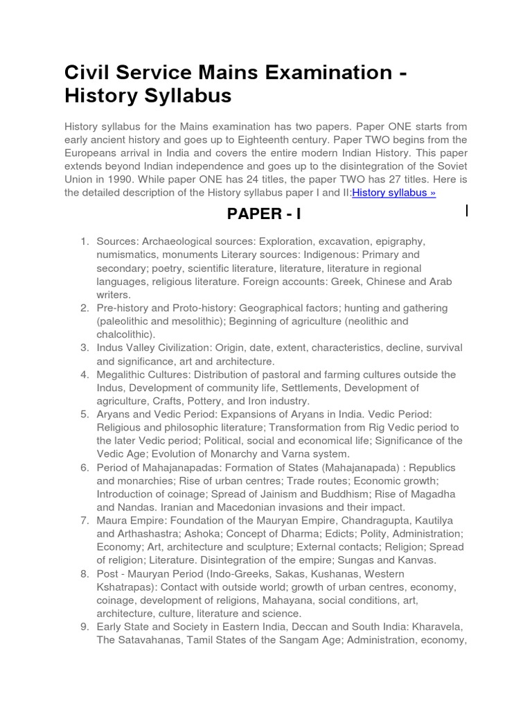 UPSC Syllabus 2026 intelligence overview