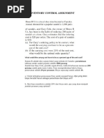 Practice Problems of Inventory Management  Inventory 