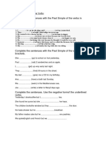 Past Simple Irregular Verbs