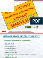 ISO/IEC 17025:2017 Awareness and Auditor Training 