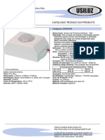 Catalogo Tecnico Sensor de Presenca Sps601b