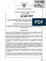 Decreto 1998 Del 30 de Noviembre de 2017