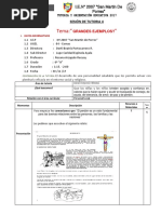 Sesión de Tutoria 4