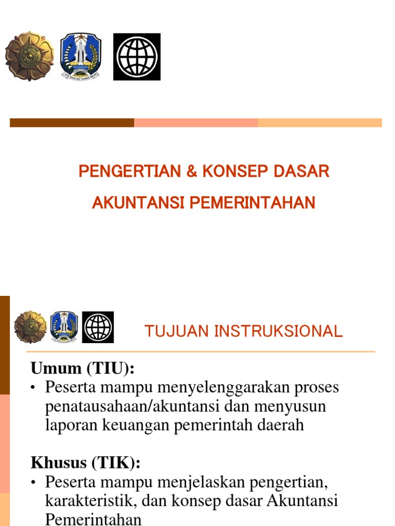 1 Materi I Pengertian Konsep Dasar Akuntansi Pemerintahan