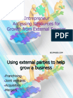 Chap14 Accessing Resources For Growth From External Sources by Shepherd Hisrich, Peters