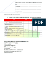 Pronominalização, Fun. Sint, Classe