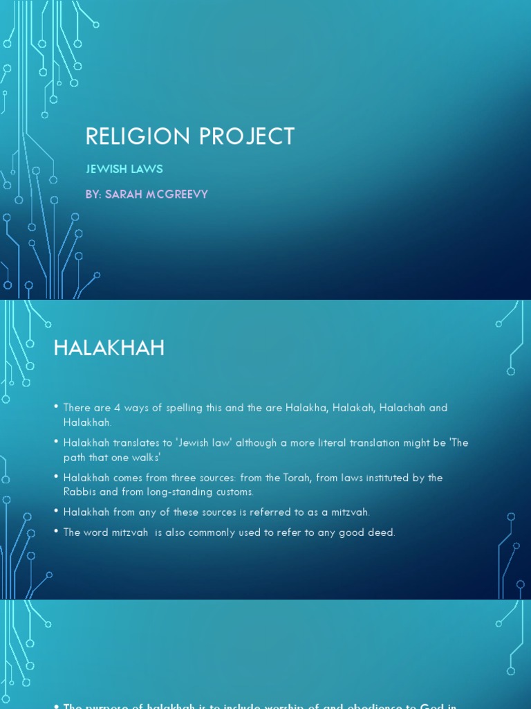 Understanding Jewish Law: Halakhah Explained | PDF