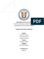 Ética en la ingeniería: análisis del código de ética del Colegio de Ingenieros de Chile