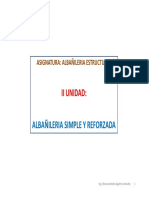 Albañilería (IIa) - Ensayos en Sistemas de Albañilería