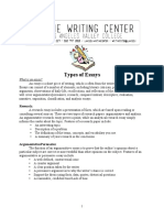 Types of Essays PDF