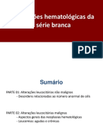 Alterações hematológicas da série branca